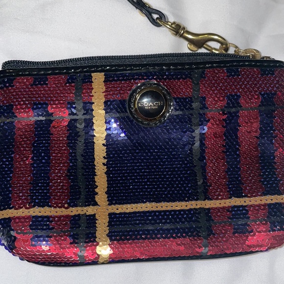 Coach womens sequined wallet bag, new/never worn but tags were removed - Picture 2 of 6